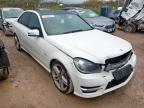 2012 MERCEDES-BENZ C CLASS C250 CDI BLUEEFFICIENCY SPORT 4DR AUTO for sale at Copart BRISTOL