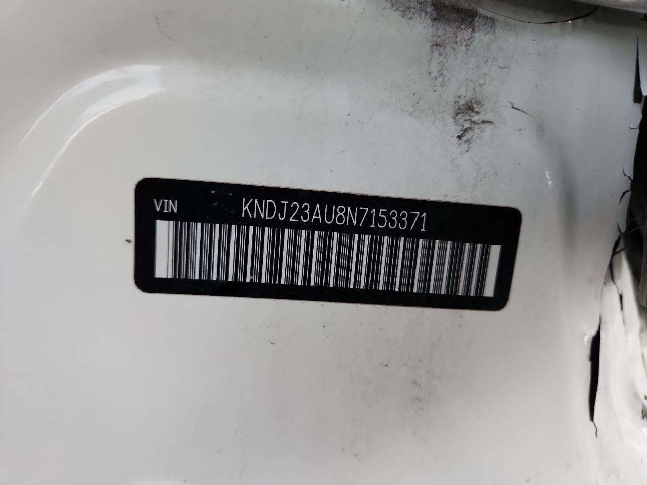 2022 Kia Soul Lx VIN: KNDJ23AU8N7153371 Lot: 92830955