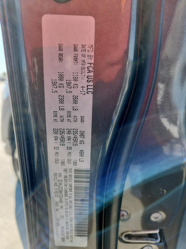 2017 Jeep Compass Limited VIN: 3C4NJDCB8HT624408 Lot: 91916115