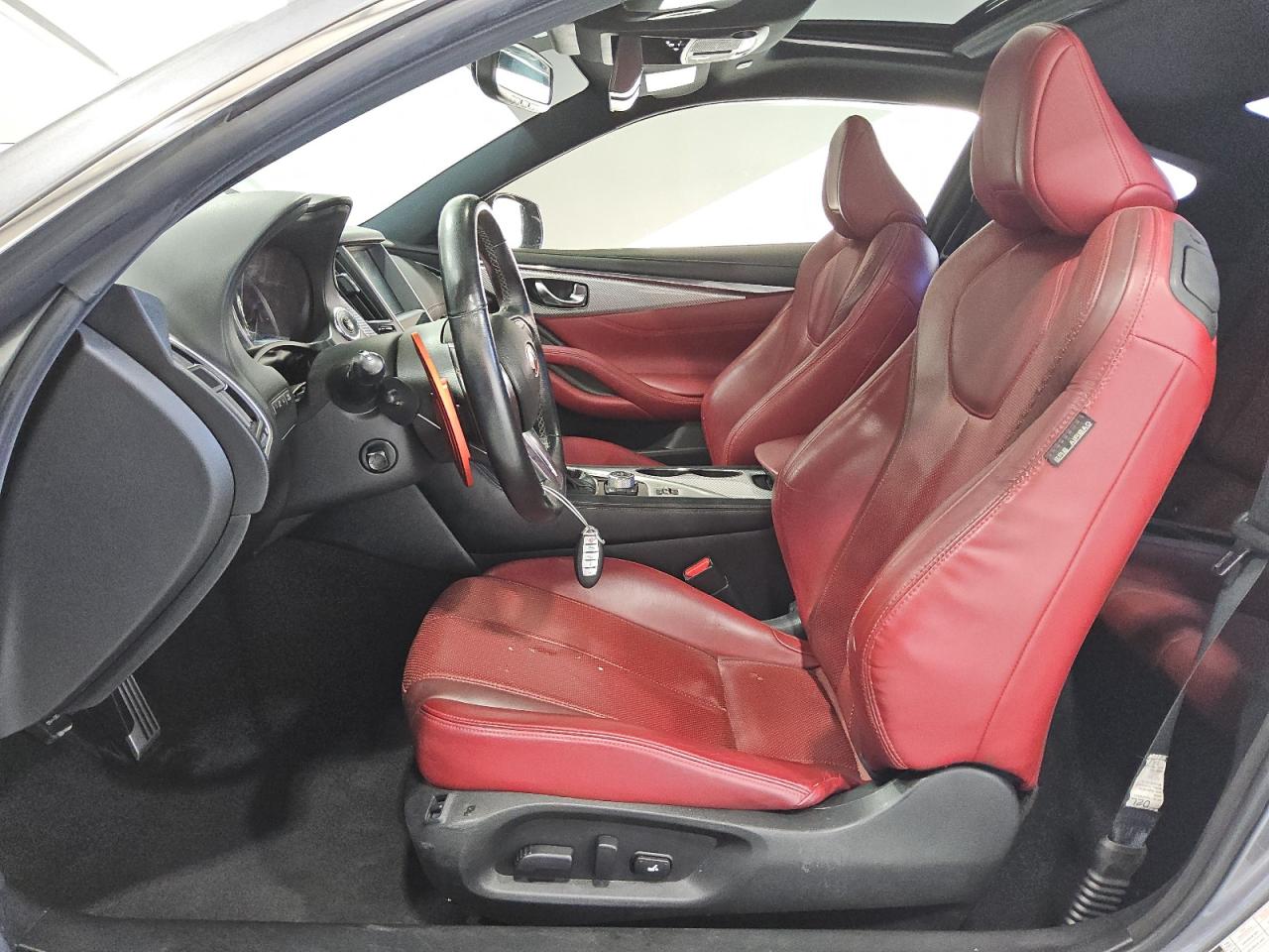 2017 Infiniti Q60 Red Sport 400 VIN: JN1FV7EK4HM610943 Lot: 91218285