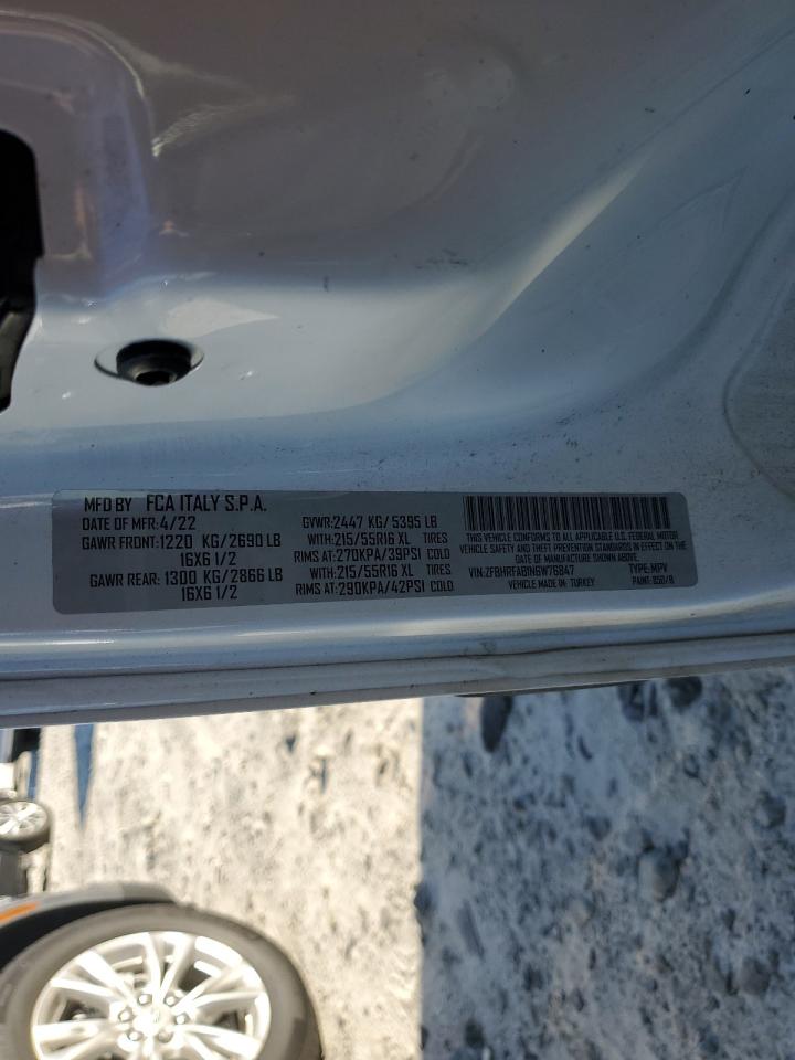 2022 Ram Promaster City Tradesman VIN: ZFBHRFAB1N6W76847 Lot: 92212425