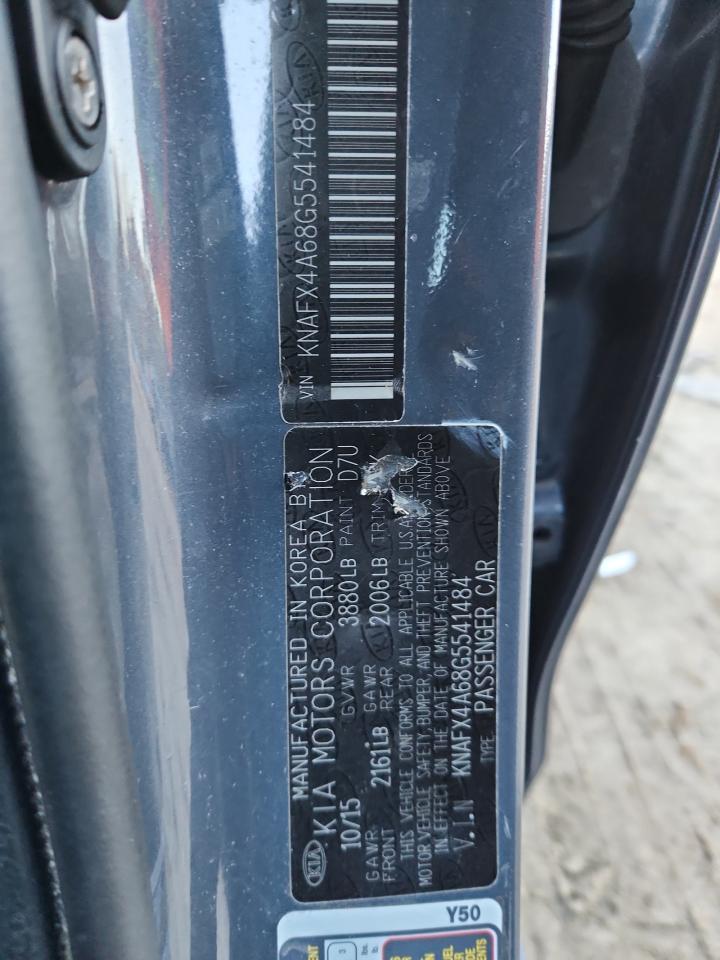 2016 Kia Forte Lx VIN: KNAFX4A68G5541484 Lot: 91347925