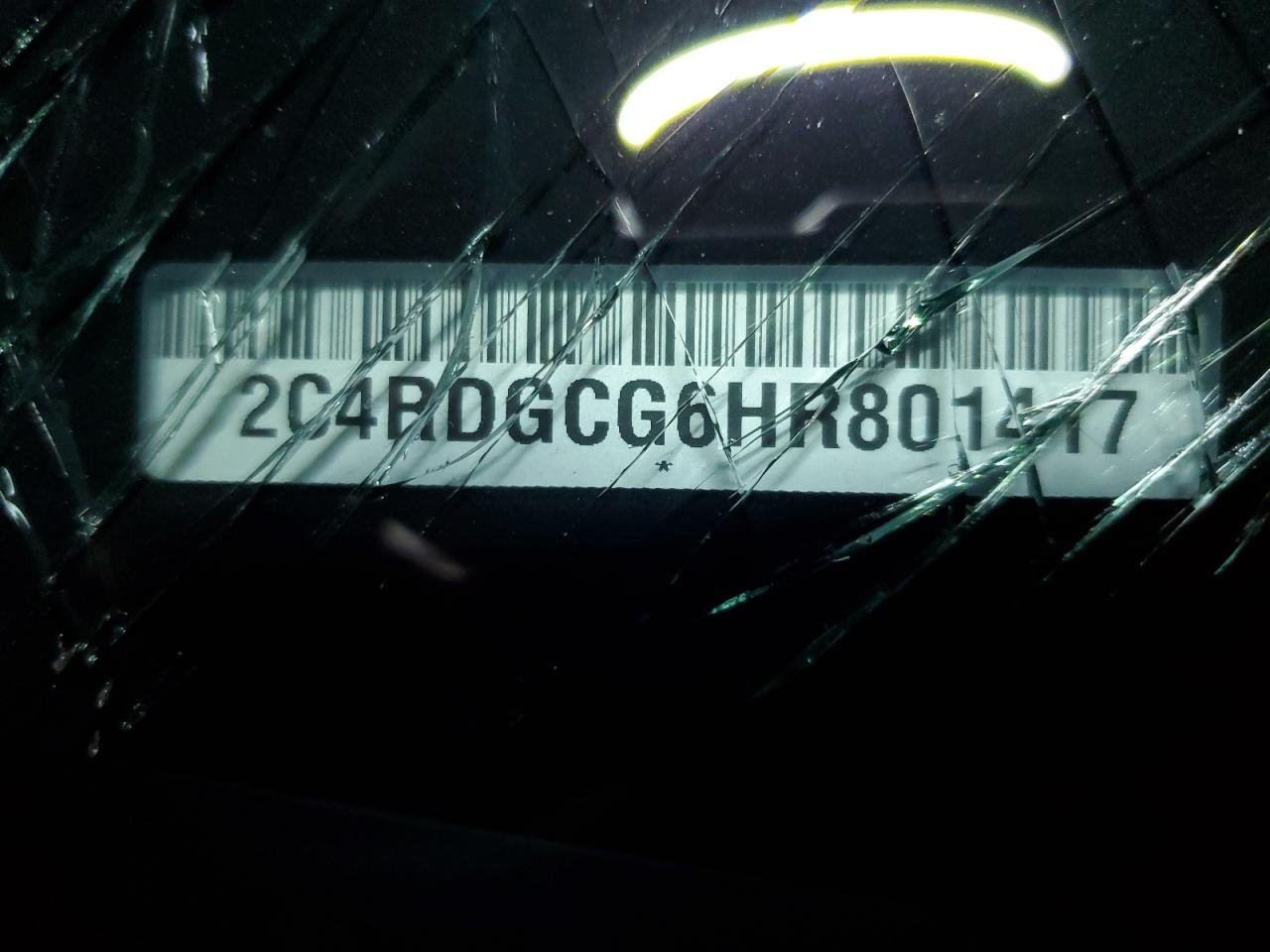 2017 Dodge Grand Cara VIN: 801417 Lot: 93983415