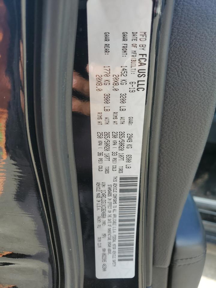 2019 Dodge Durango Gt VIN: 1C4RDJDG1KC824860 Lot: 92931315