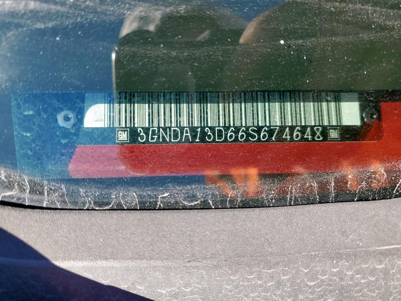 2006 Chevrolet Hhr Ls VIN: 3GNDA13D66S674648 Lot: 91907905