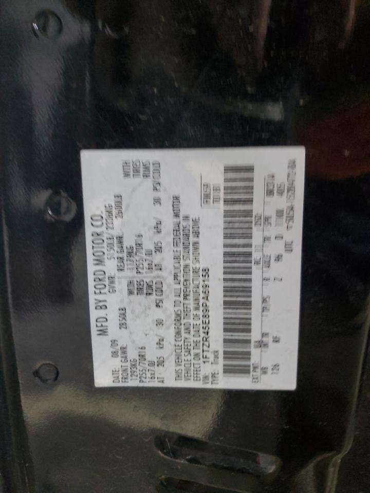 2009 Ford Ranger Super Cab VIN: 1FTZR45E89PA69158 Lot: 92814685