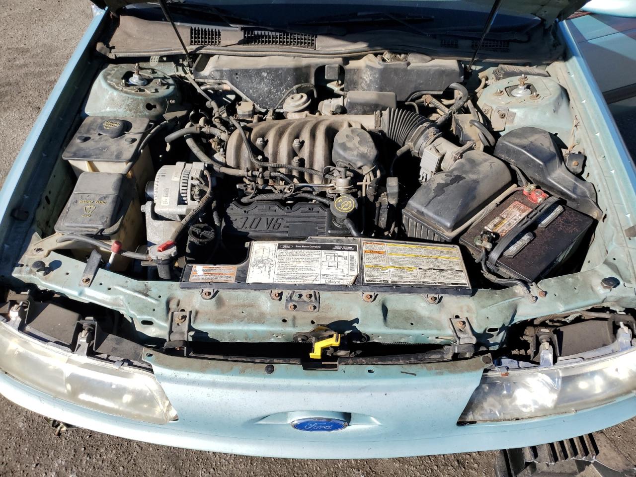 1995 Ford Taurus Gl VIN: 1FALP52UXSA196960 Lot: 92574445