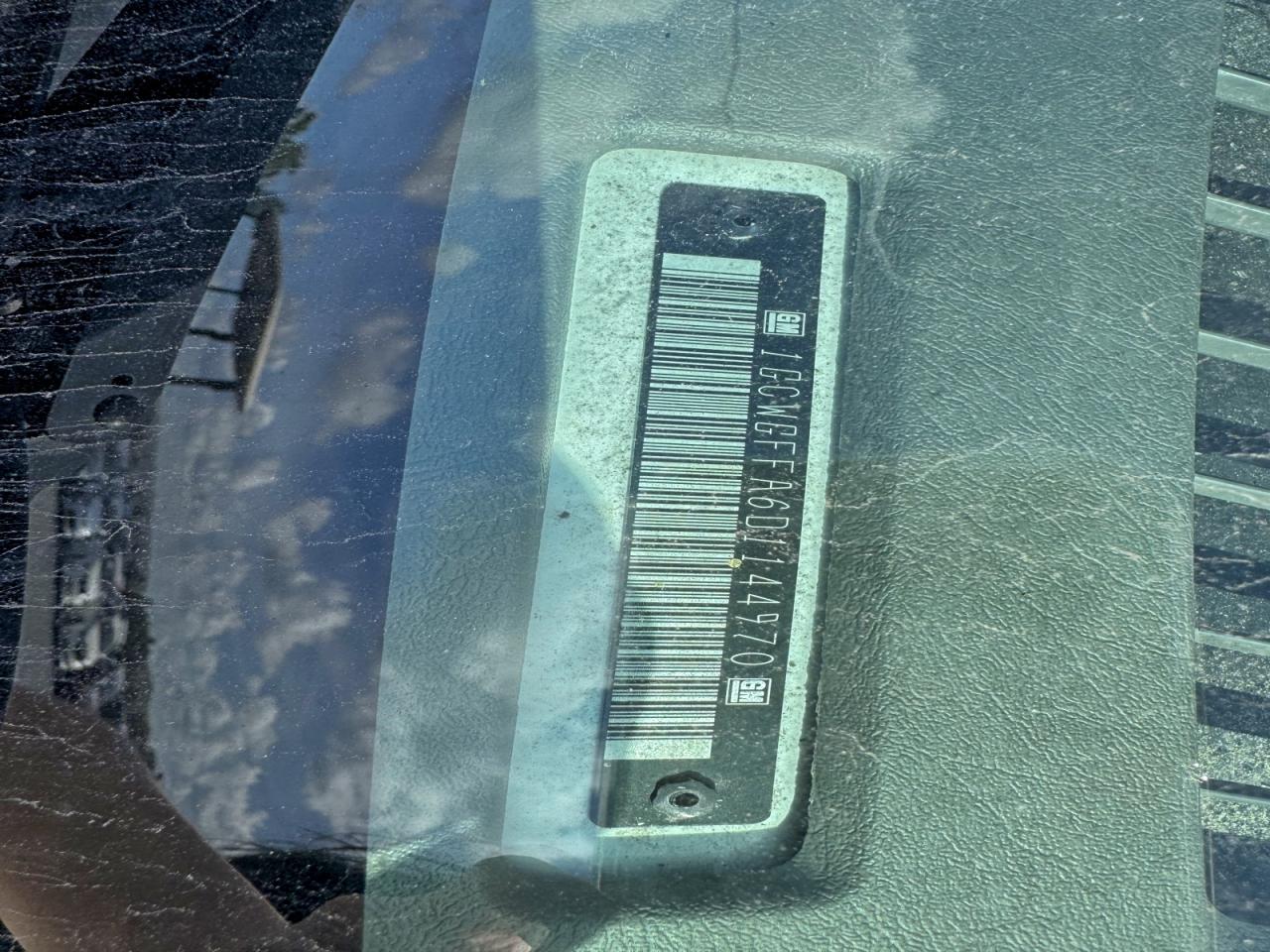 2013 Chevrolet Express G2500 VIN: 1GCWGFFA6D1144970 Lot: 94575165