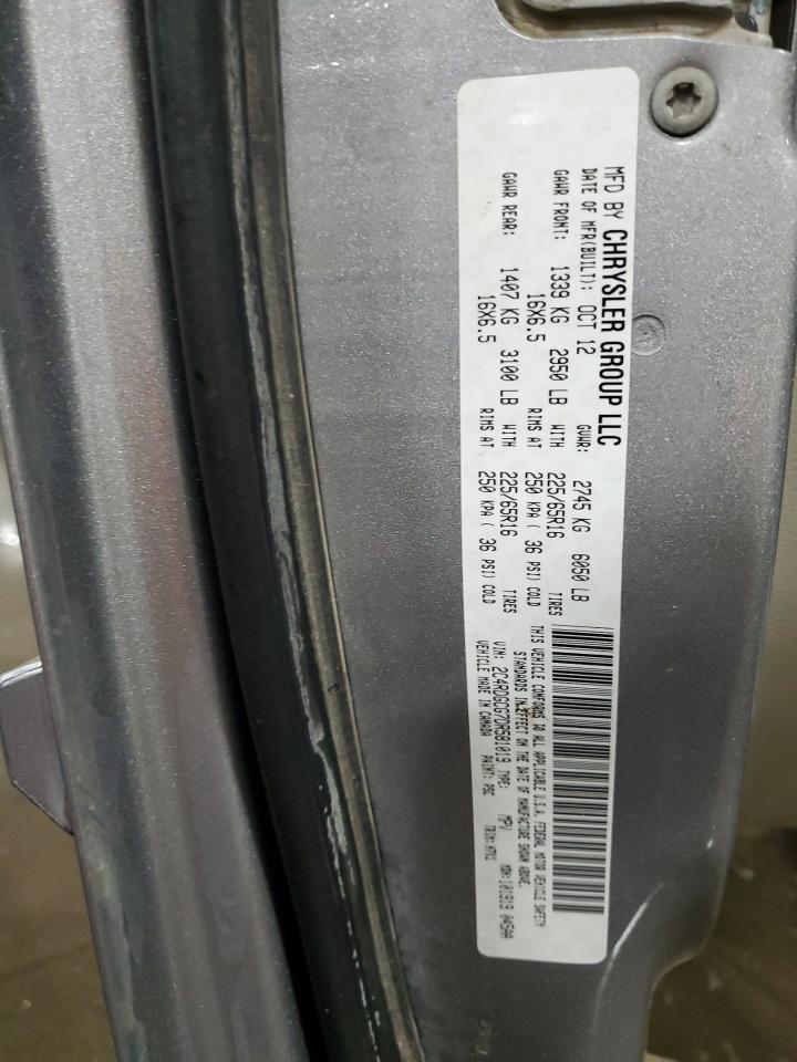 2013 Dodge Grand Caravan Sxt VIN: 2C4RDGCG7DR581019 Lot: 90937775