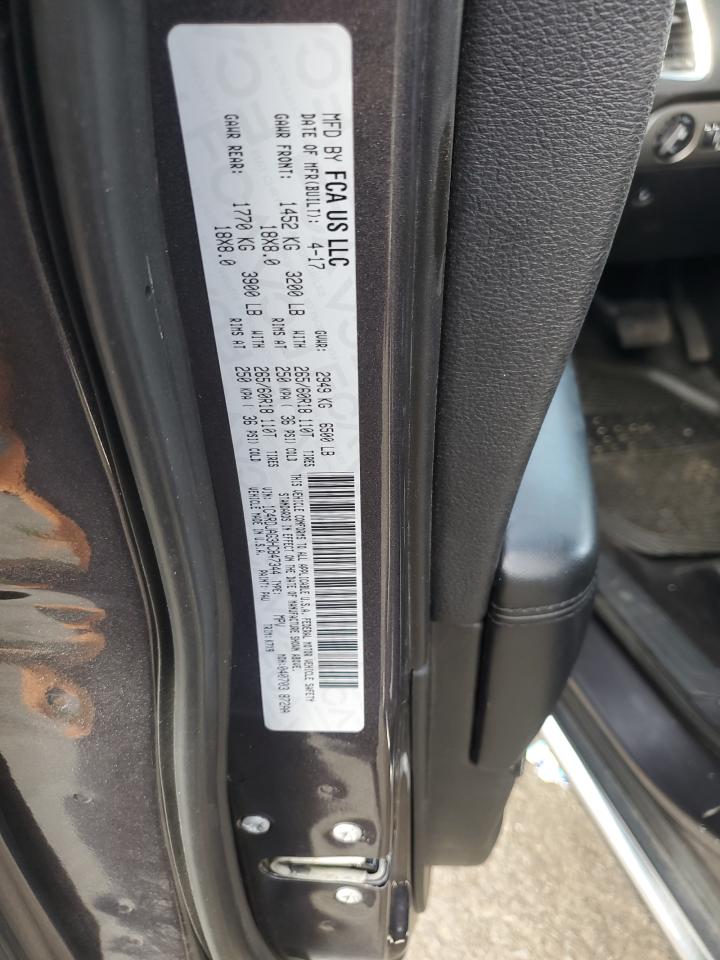 2017 Dodge Durango Sxt VIN: 1C4RDJAG3HC847344 Lot: 91489335