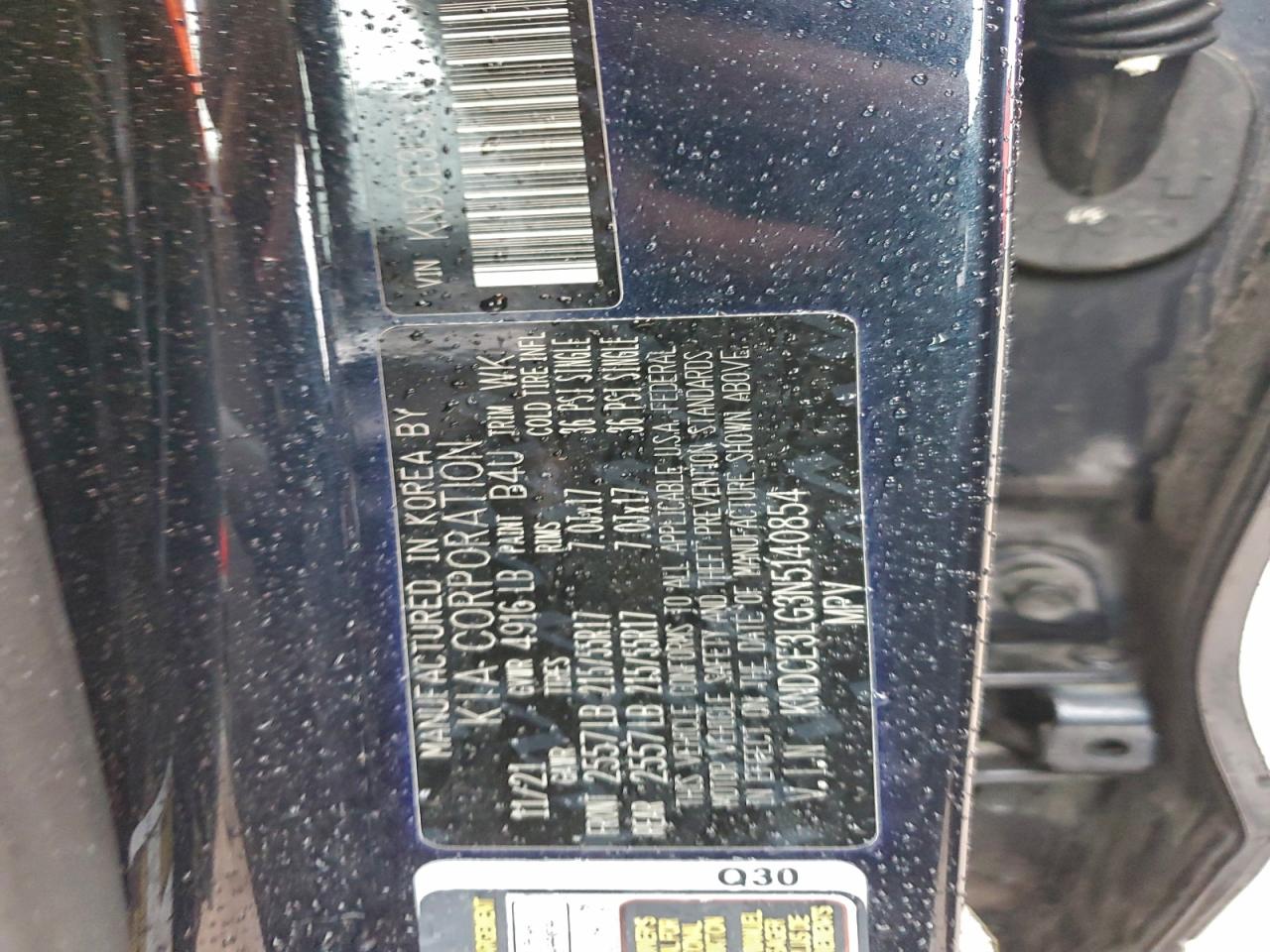 2022 Kia Niro Ex Premium VIN: KNDCE3LG3N5140854 Lot: 94249005