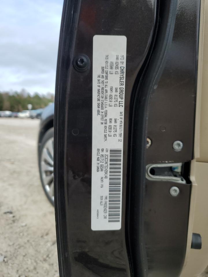 2012 Chrysler 300C VIN: 2C3CCAKT5CH284148 Lot: 93481025