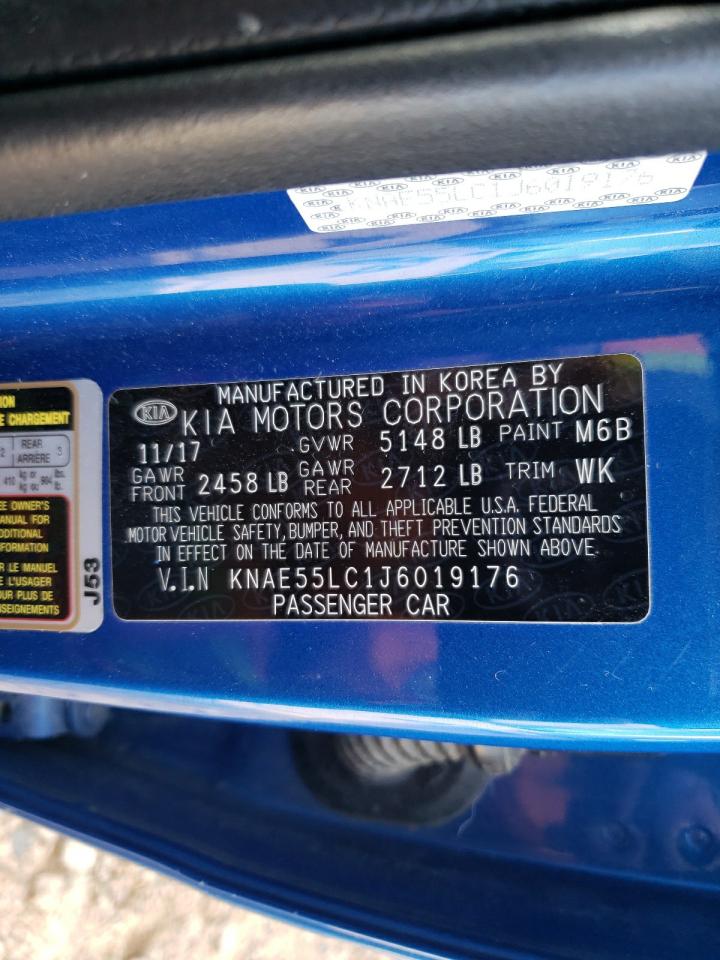 2018 Kia Stinger Gt2 VIN: KNAE55LC1J6019176 Lot: 92047425