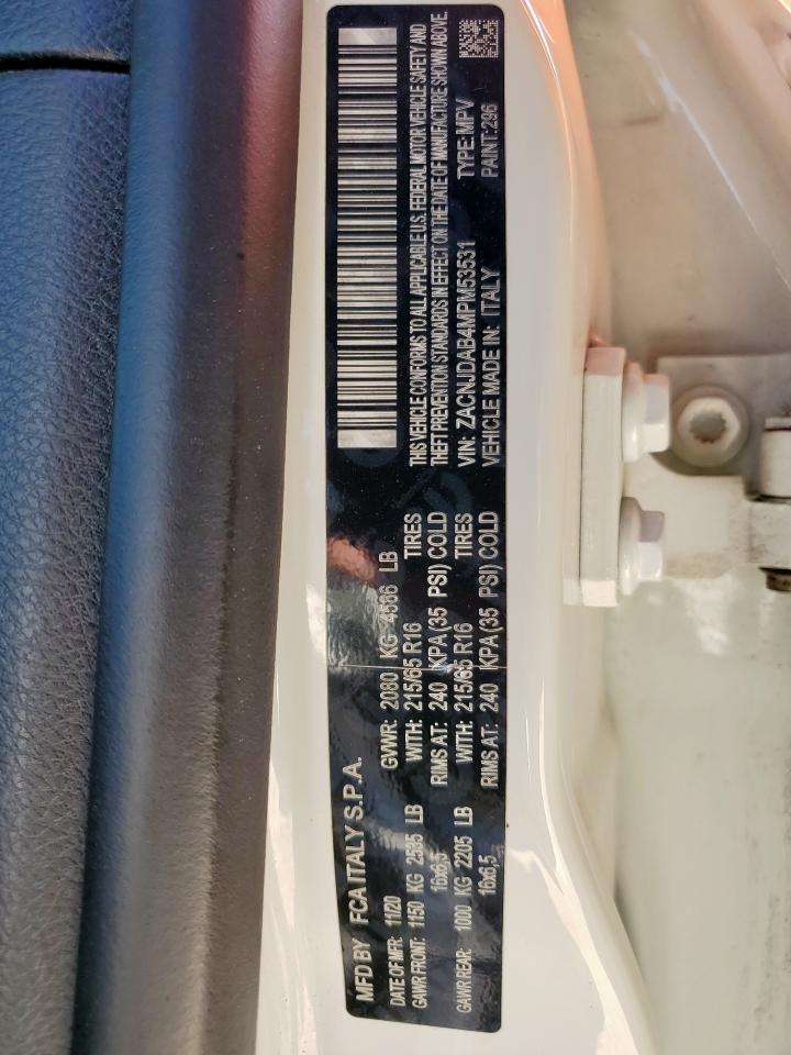 2021 Jeep Renegade Sport VIN: ZACNJDAB4MPM53531 Lot: 92724415