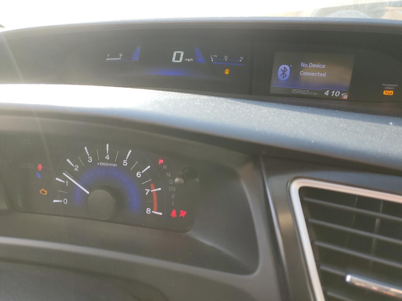 2013 Honda Civic Lx VIN: 2HGFB2F58DH593225 Lot: 91742965