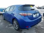 2012 LEXUS CT 200H 1.8 SE-L 5DR CVT AUTO for sale at Copart YORK