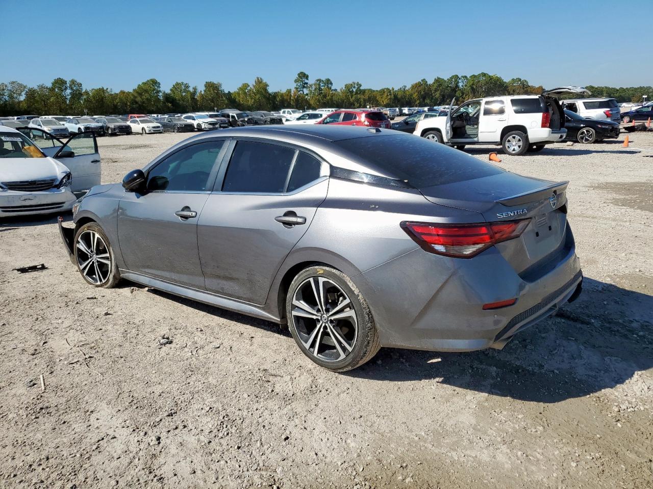 2022 Nissan Sentra Sr grey null gas 3N1AB8DVXNY233614 photo #3