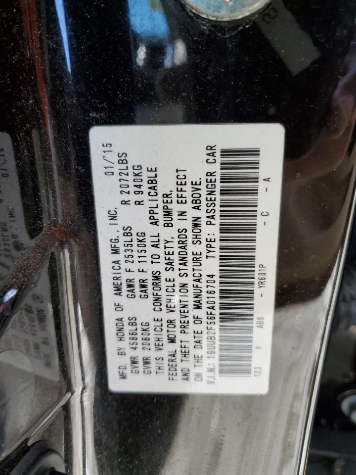 2015 Acura Tlx Tech VIN: 19UUB2F56FA016704 Lot: 92517475