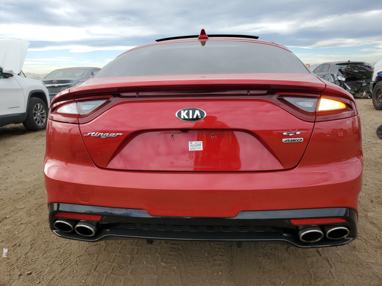 2018 Kia Stinger Gt2 VIN: KNAE55LC8J6019112 Lot: 92470455