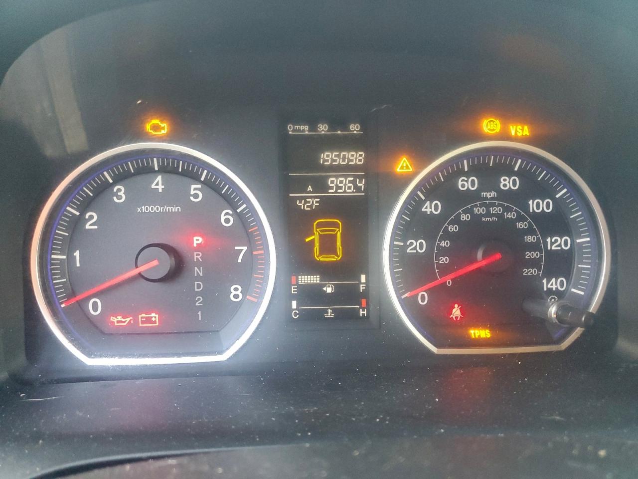 2008 Honda Cr-V Exl VIN: JHLRE38748C030451 Lot: 94652805