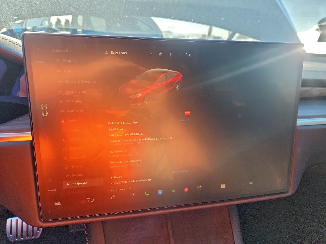 2021 Tesla Model S VIN: 5YJSA1E54MF443243 Lot: 90926175