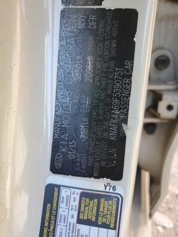 2015 Kia Forte Lx VIN: KNAFK4A69F5390751 Lot: 92734555