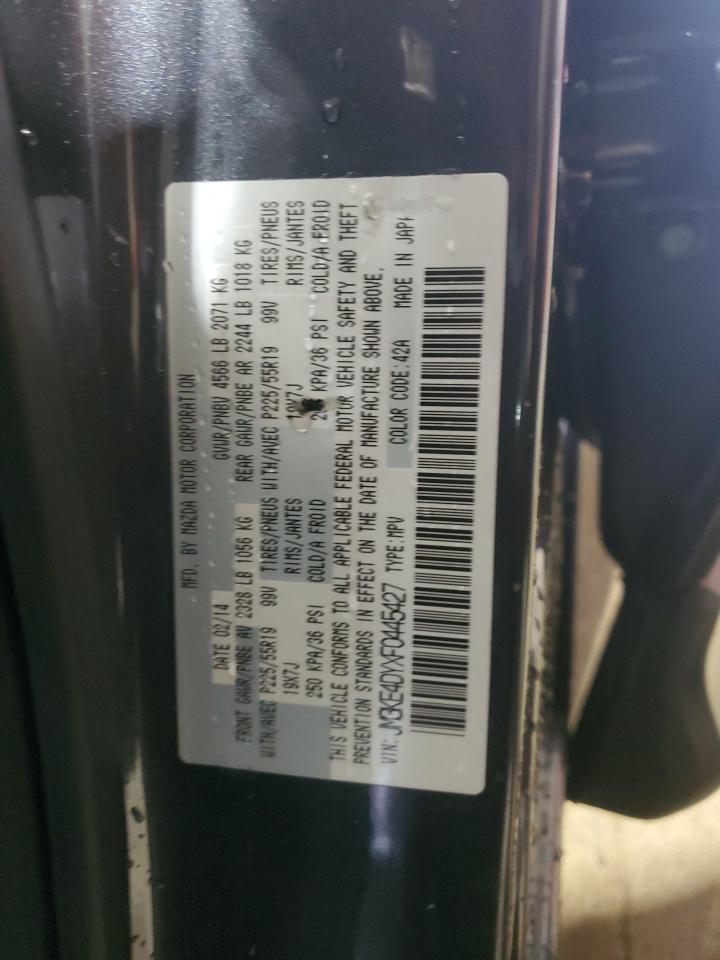 2015 Mazda Cx-5 Gt VIN: JM3KE4DYXF0445427 Lot: 92535495