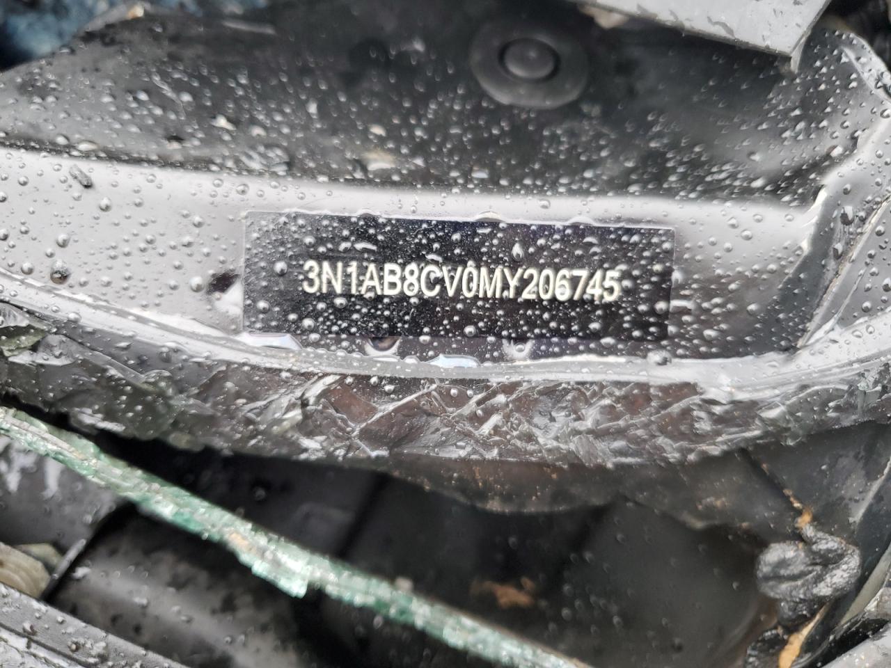 2021 Nissan Sentra Sv VIN: 3N1AB8CV0MY206745 Lot: 93308885