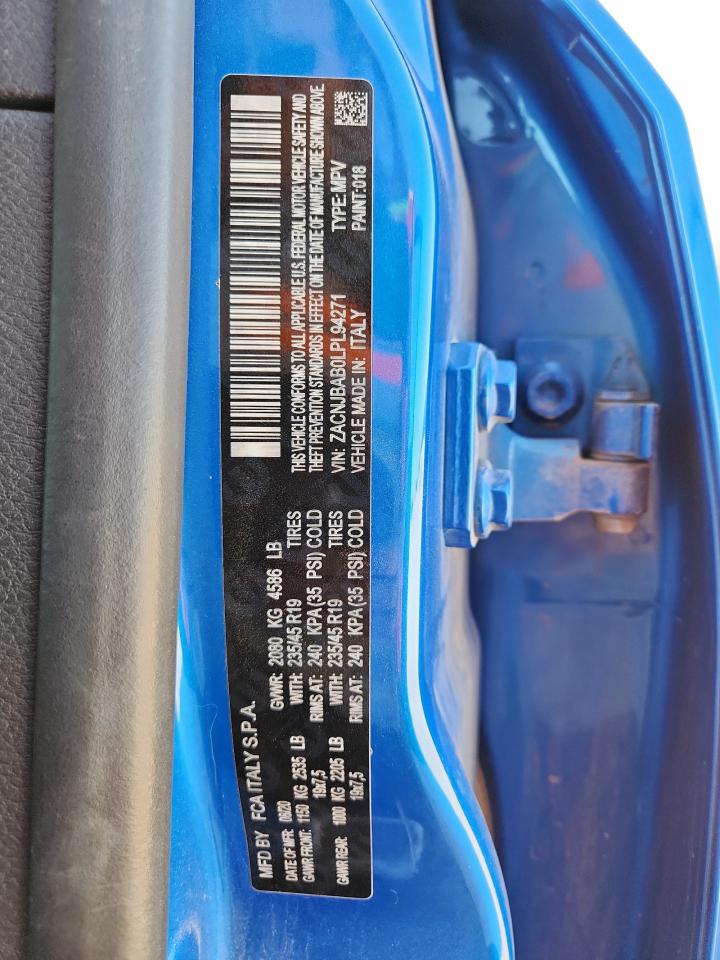 2020 Jeep Renegade Sport VIN: ZACNJBAB0LPL94271 Lot: 93270505