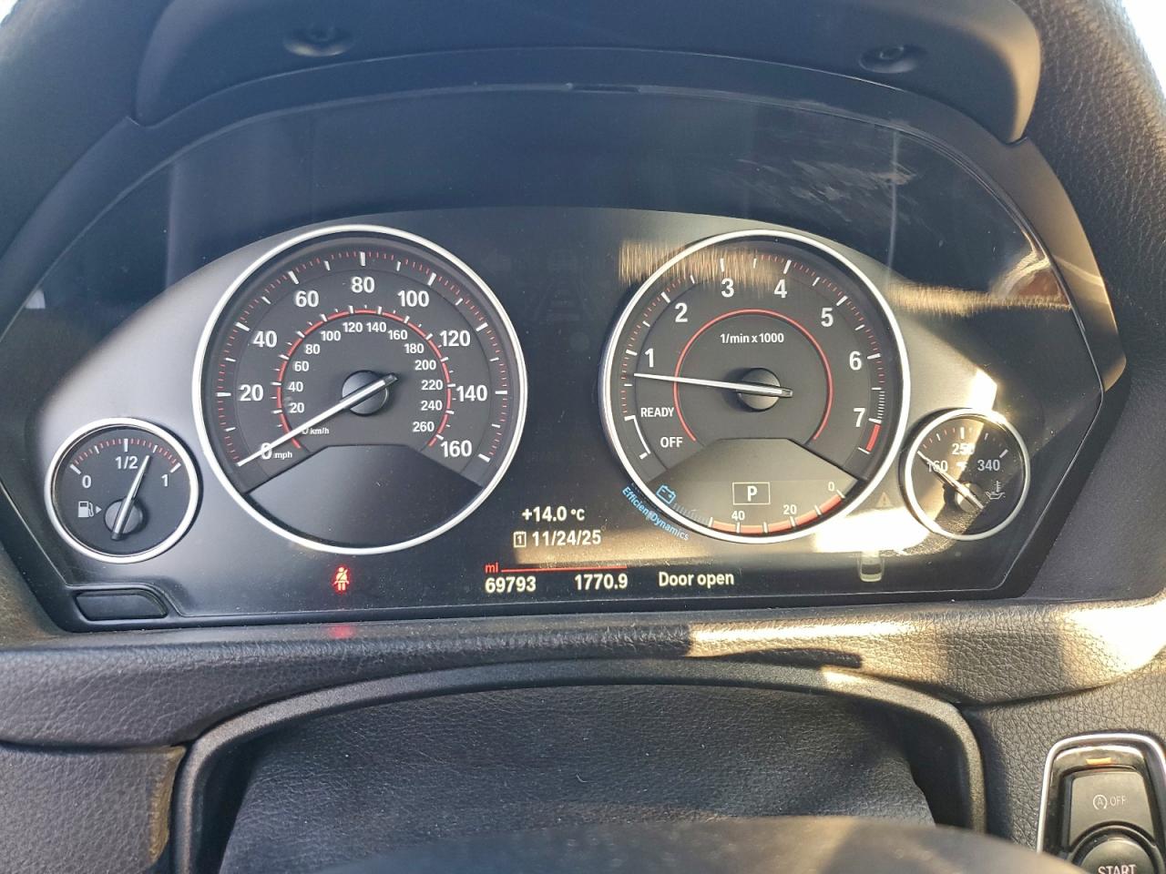 2017 BMW 330 I VIN: WBA8B9G54HNU09911 Lot: 94409485