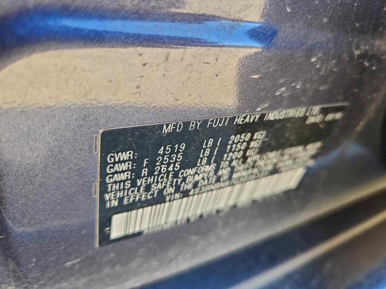 2016 Subaru Legacy 2.5I Limited VIN: 4S3BNBN67G3035131 Lot: 94141125