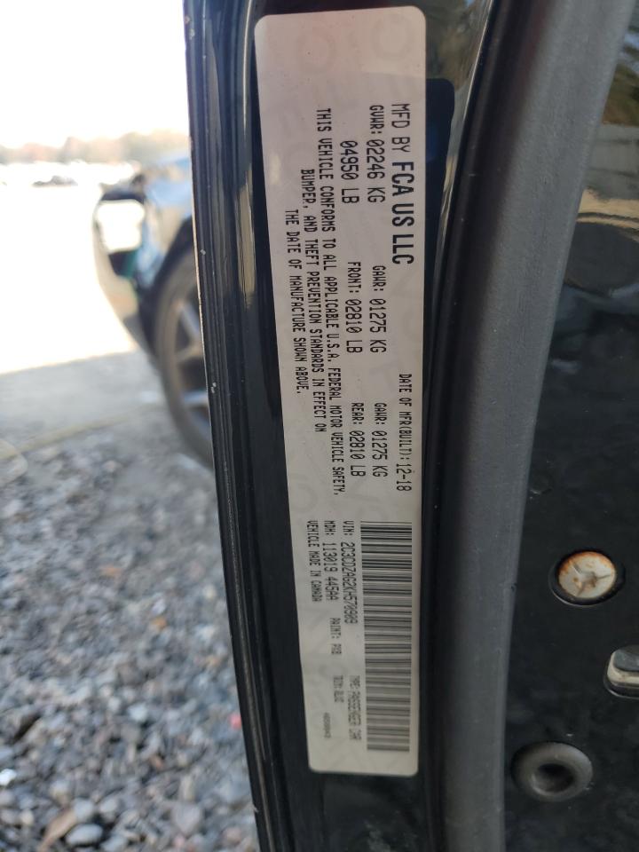 2019 Dodge Challenger Sxt VIN: 2C3CDZAG2KH570909 Lot: 93659555