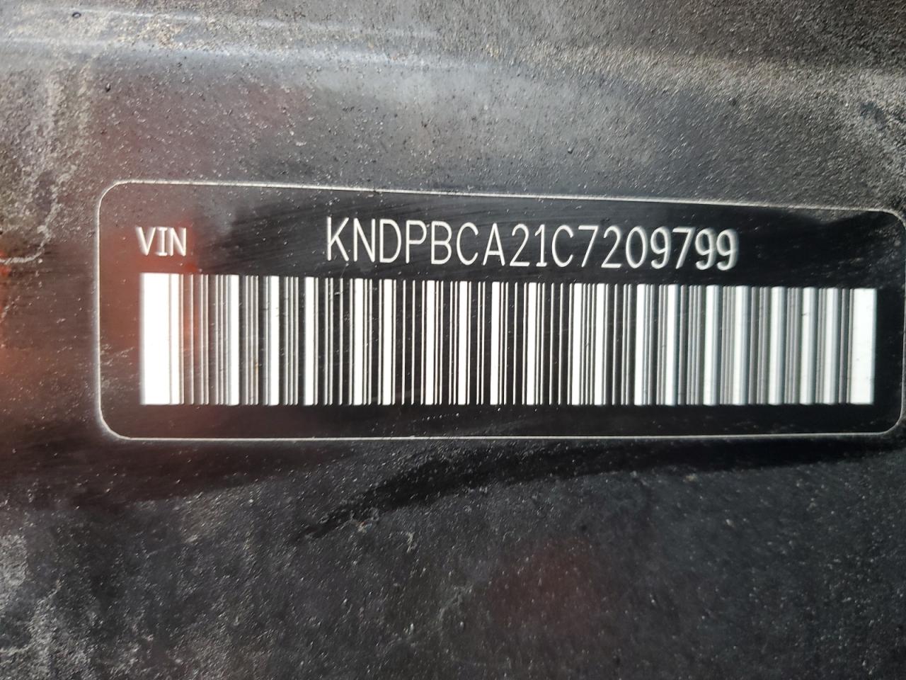 2012 Kia Sportage Lx VIN: KNDPBCA21C7209799 Lot: 92400965