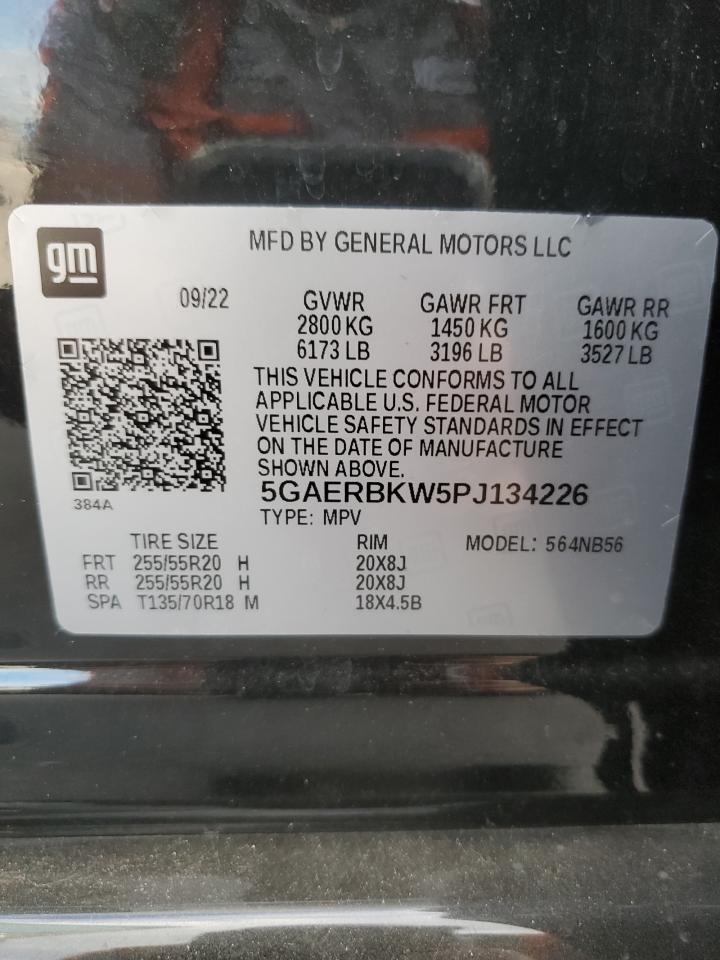 2023 Buick Enclave Essence VIN: 5GAERBKW5PJ134226 Lot: 91627785
