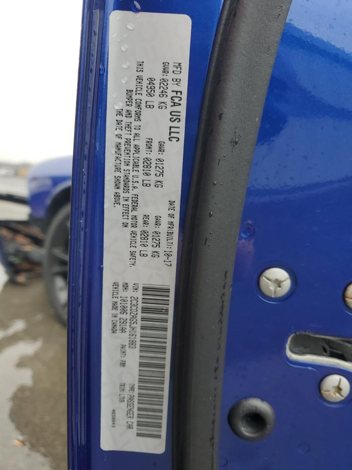 2018 Dodge Challenger Sxt VIN: 2C3CDZAG5JH161883 Lot: 93725495