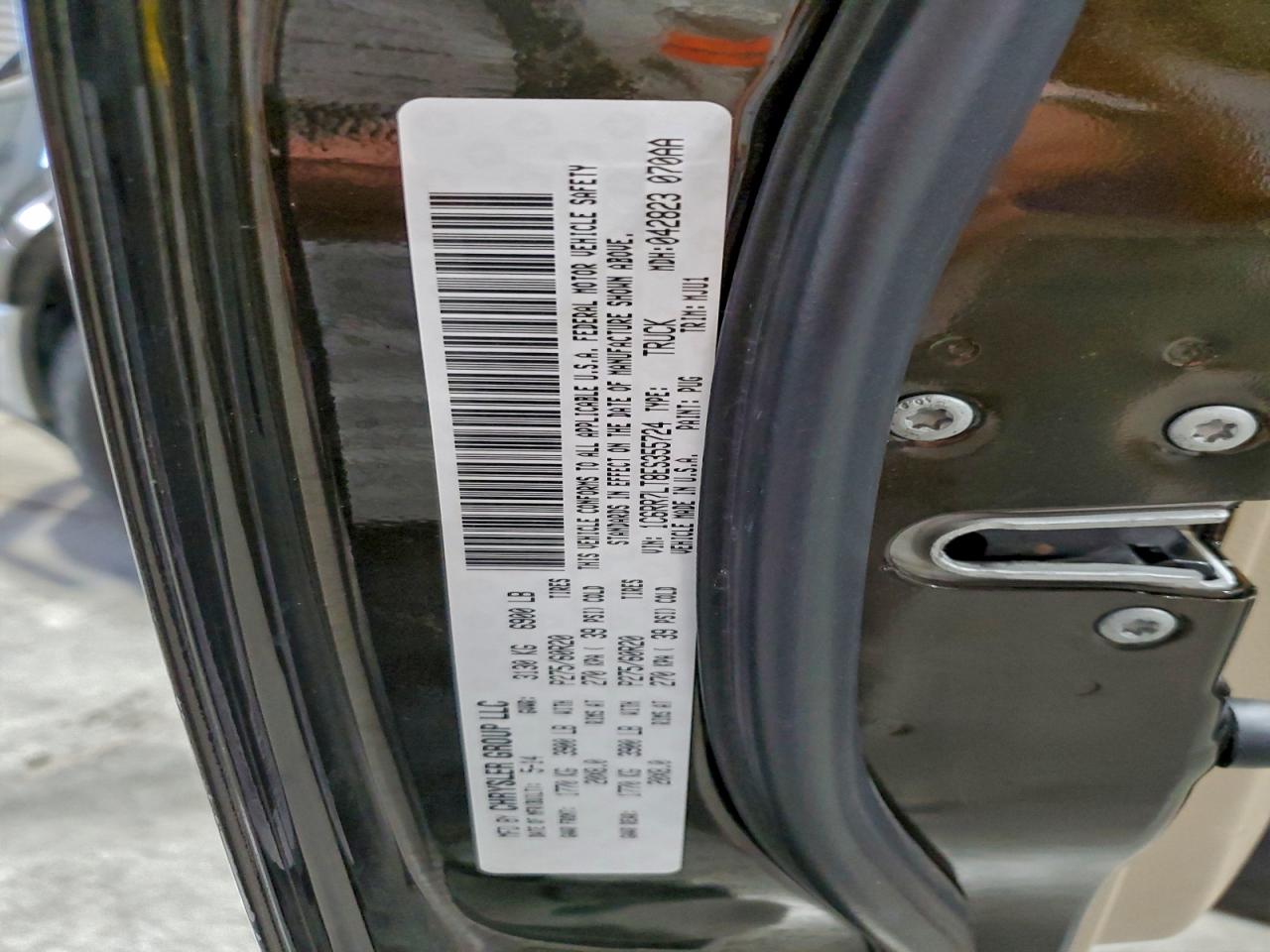 2014 Ram 1500 Slt VIN: 1C6RR7LT8ES355724 Lot: 93711535