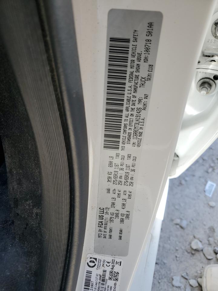 2020 Ram 1500 Big Horn/Lone Star VIN: 1C6RREMT3LN191426 Lot: 92732935