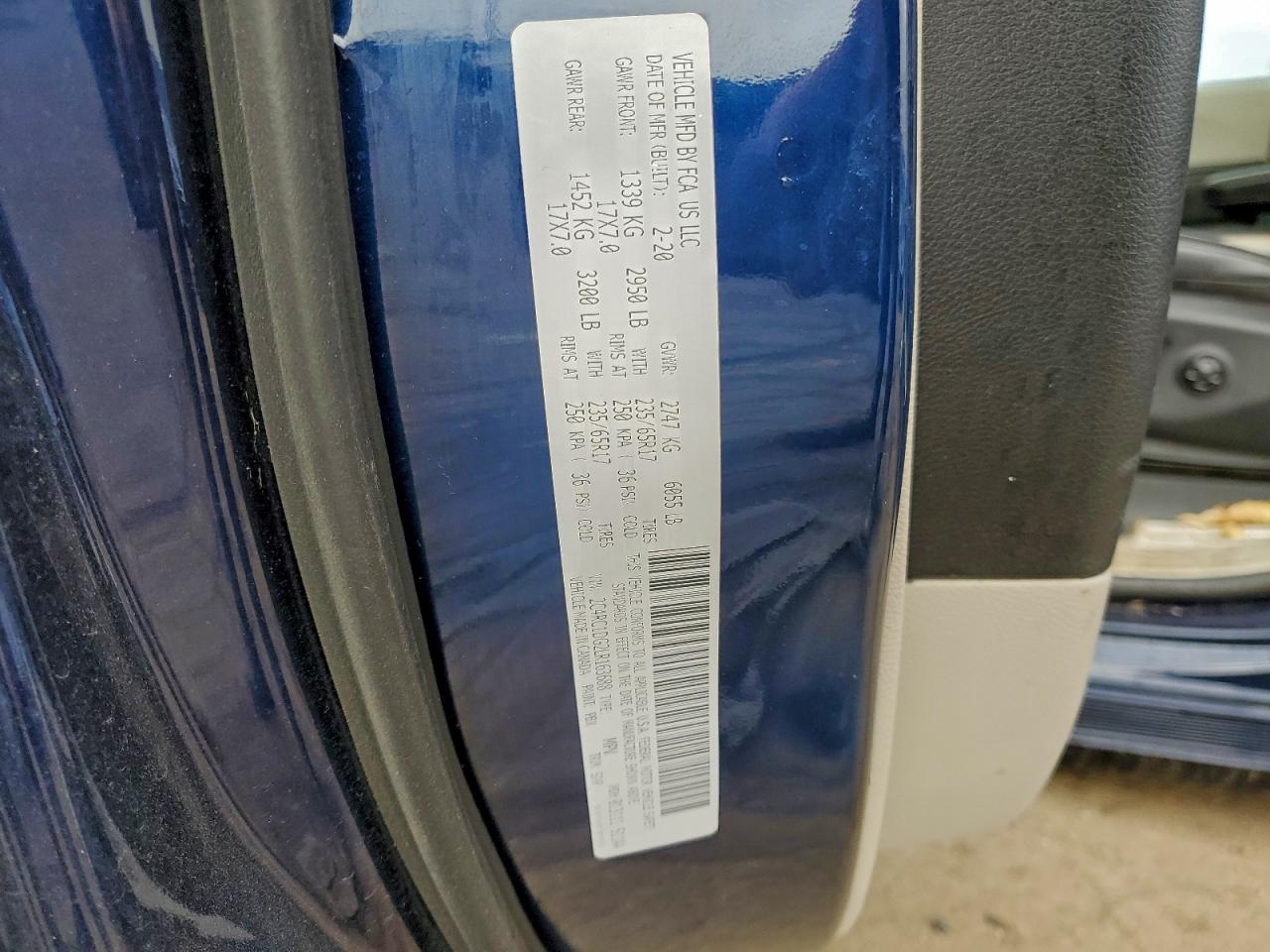 2020 Chrysler Voyager Lxi VIN: 2C4RC1DG2LR163688 Lot: 91915925