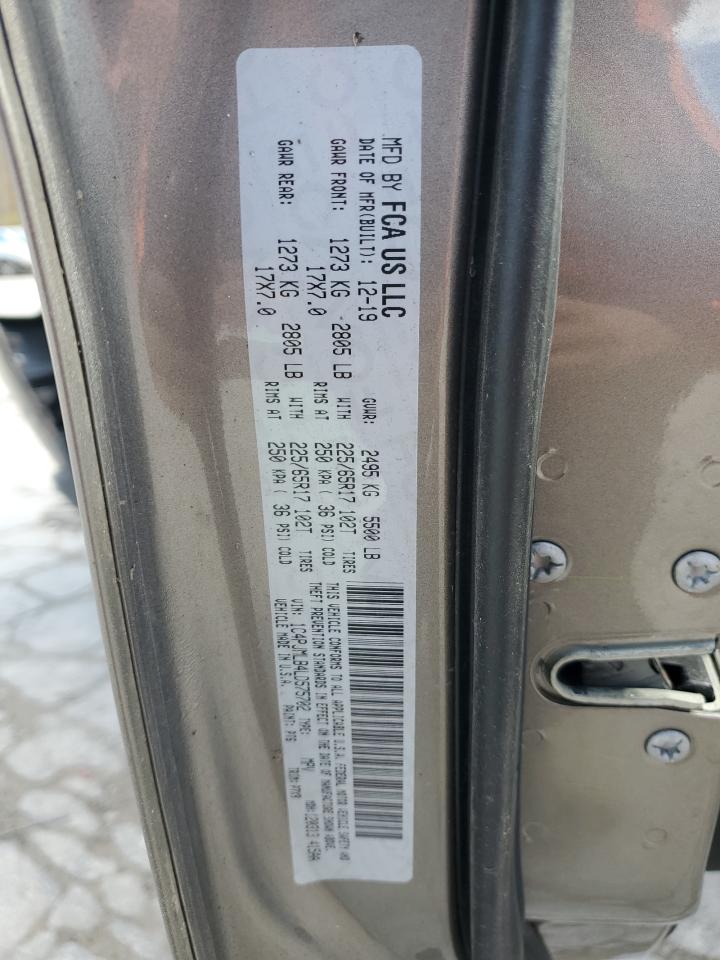 2020 Jeep Cherokee Latitude Plus VIN: 1C4PJMLB4LD575702 Lot: 90839855