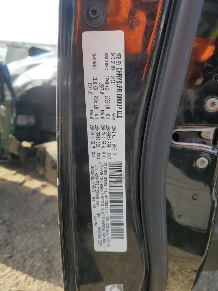 2011 Dodge Journey R/T VIN: 3D4PH7FG1BT537568 Lot: 92272855