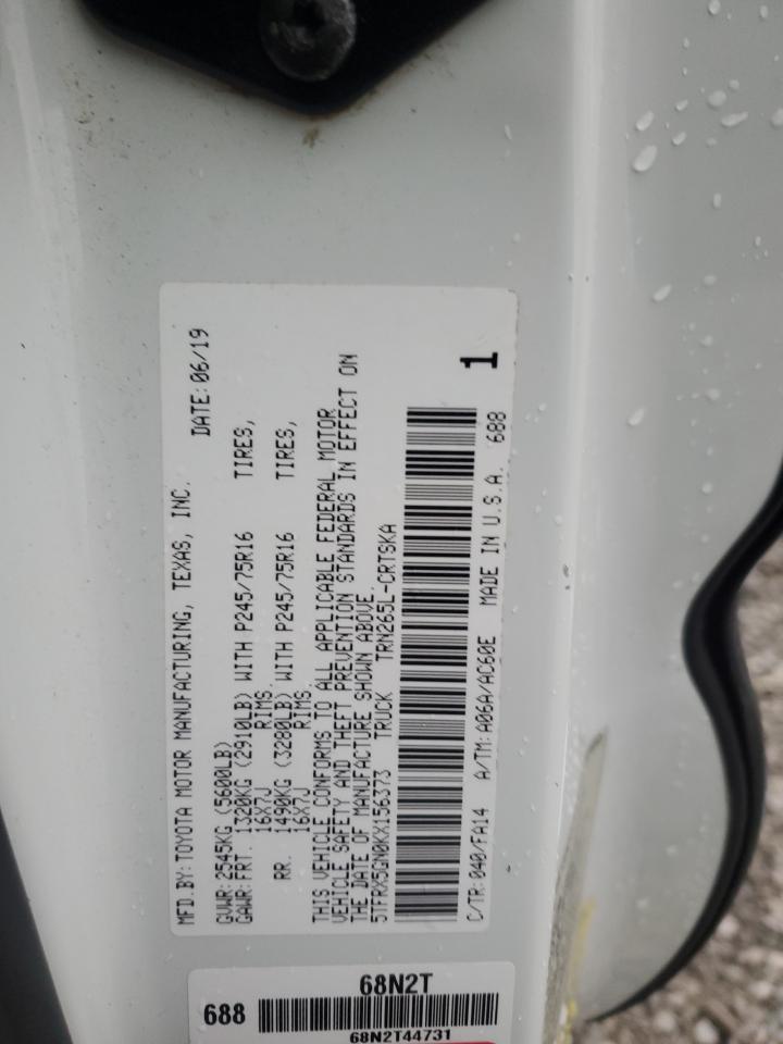 2019 Toyota Tacoma Access Cab VIN: 5TFRX5GN0KX156373 Lot: 93186635