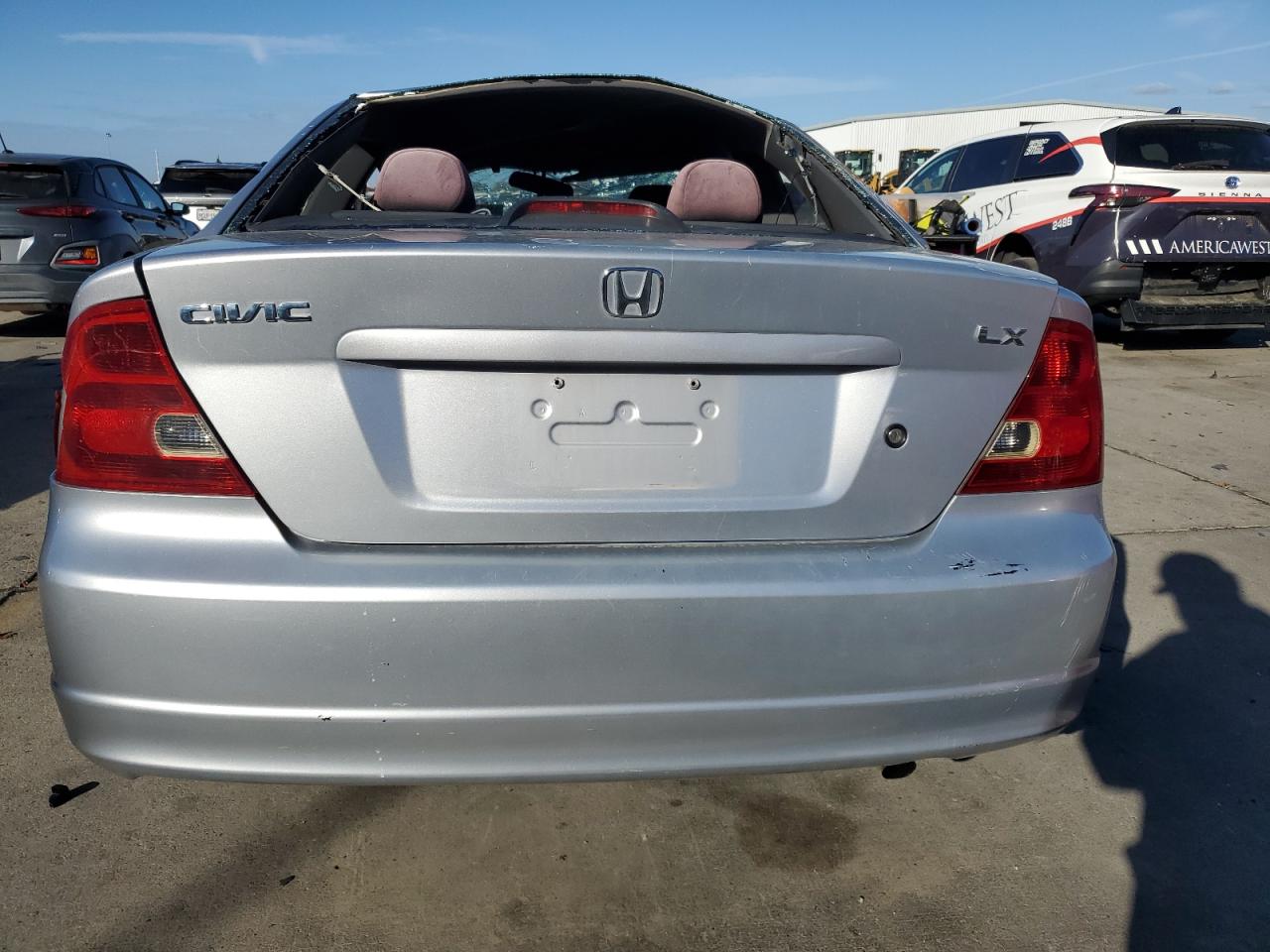 2003 Honda Civic Lx VIN: 1HGEM22533L002778 Lot: 91705625