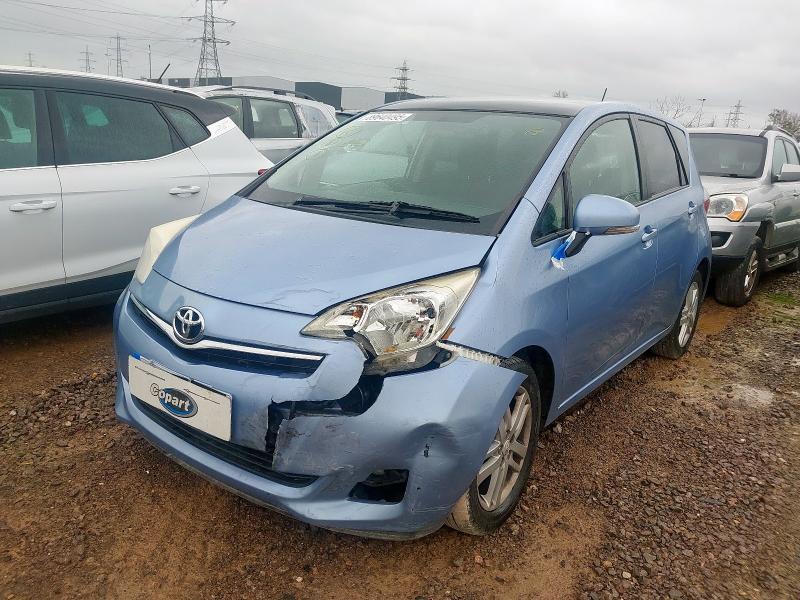 2011 TOYOTA VERSO-S 1.33 DUAL VVT-I T SPIRIT 5DR MULTIDRIVE S for sale at Copart BRISTOL