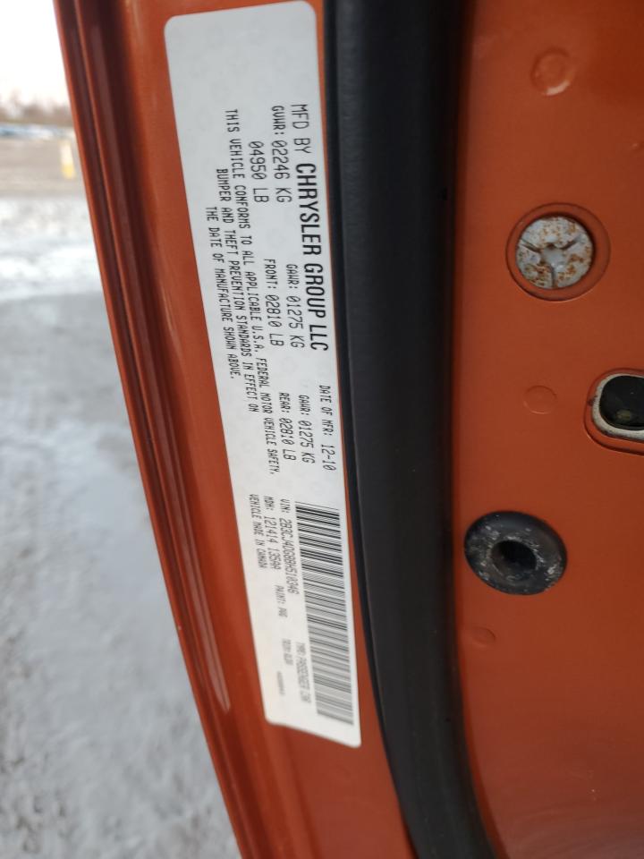 2011 Dodge Challenger VIN: 2B3CJ4DG8BH510346 Lot: 93685245