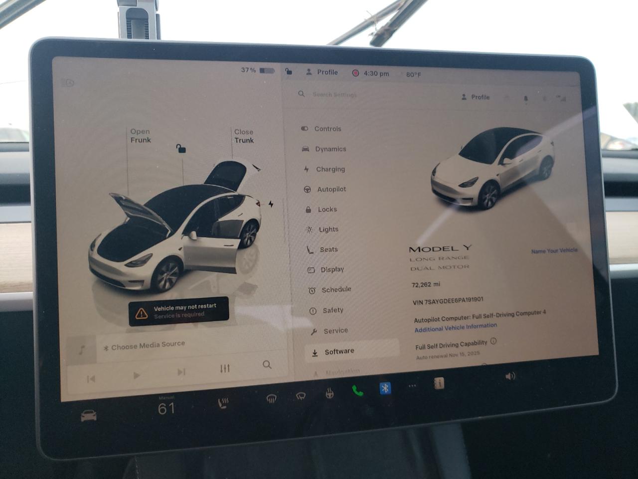 2023 Tesla Model Y VIN: 7SAYGDEE6PA191901 Lot: 92643195