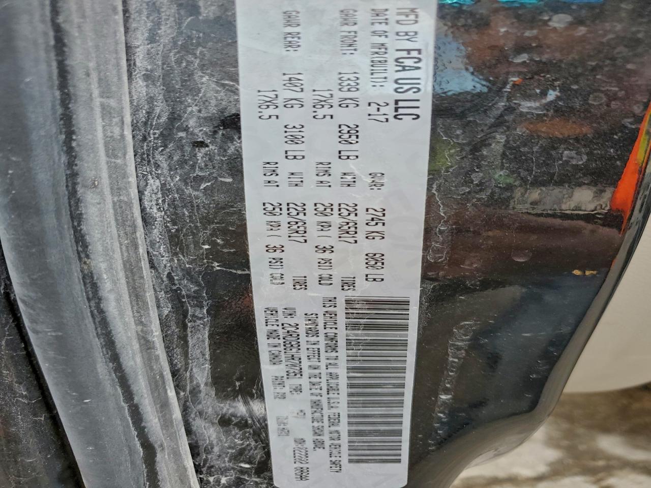 2017 Dodge Grand Caravan Se VIN: 2C4RDGBG1HR707351 Lot: 94363085