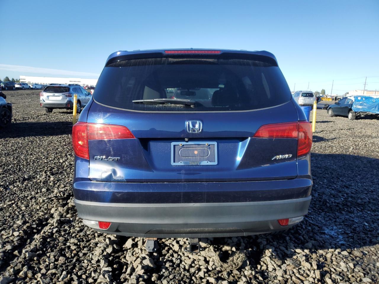 2017 Honda Pilot Exl VIN: 5FNYF6H59HB072610 Lot: 91379565