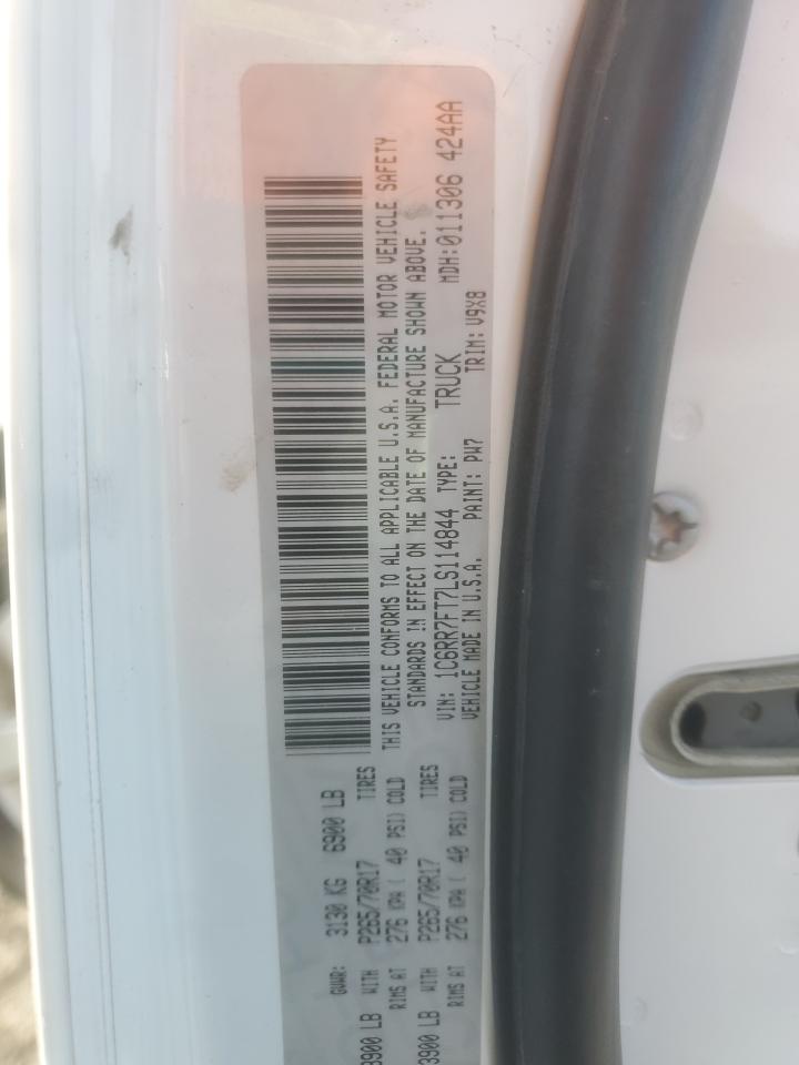 2020 Ram 1500 Classic Tradesman VIN: 1C6RR7FT7LS114844 Lot: 91490825