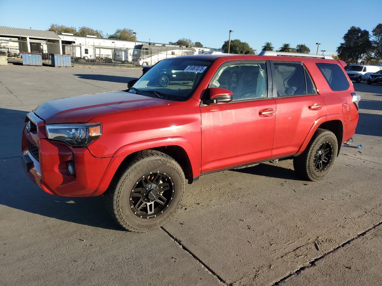 2014 Toyota 4Runner Sr5 red suv gas JTEZU5JR7E5065021 photo #1
