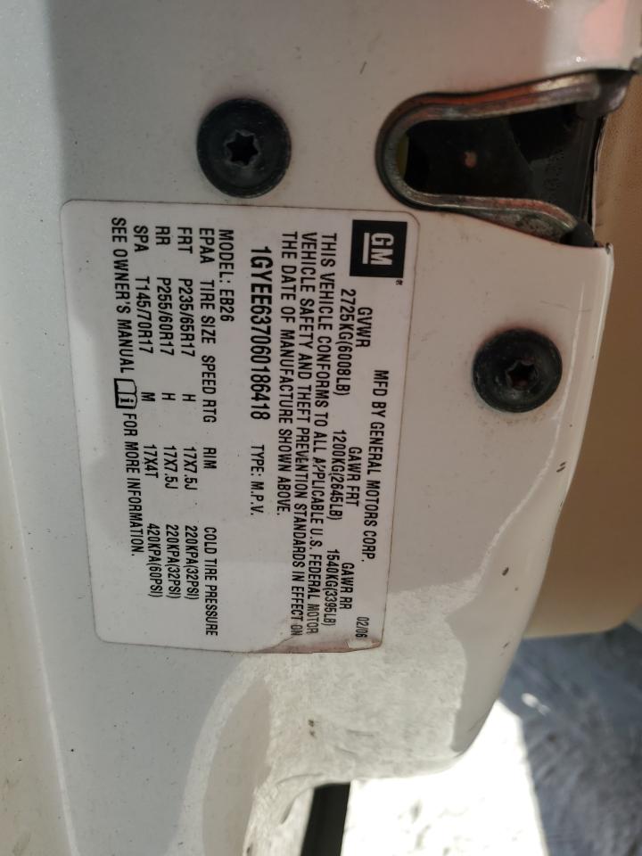 2006 Cadillac Srx VIN: 1GYEE637060186418 Lot: 93214445